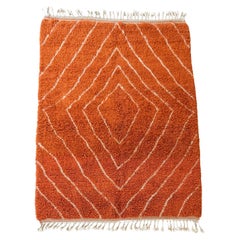 Tappeto Berbero in Lana ORANGERIA Moderno Tessuto a Mano Minimalista Contemporaneo Design Personalizzato