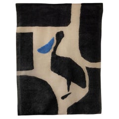 Tappeto in lana berbera PELICAN Moderno tessuto a mano Minimalista Design personalizzato in stock