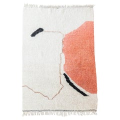 Tapis de laine berbère ROSA Moderne Tissé à la main Minimaliste Contemporain Design/One