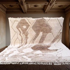 Tappeto in lana berbera SELENE Moderno tessuto a mano Minimalista Design/One personalizzato