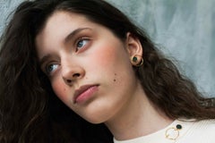 Berberian brooch with nephrite