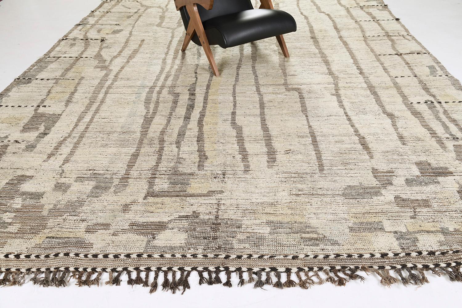 Contemporary Berberis, Atlas Collection, Seasons by Mehraban Rugs For Sale