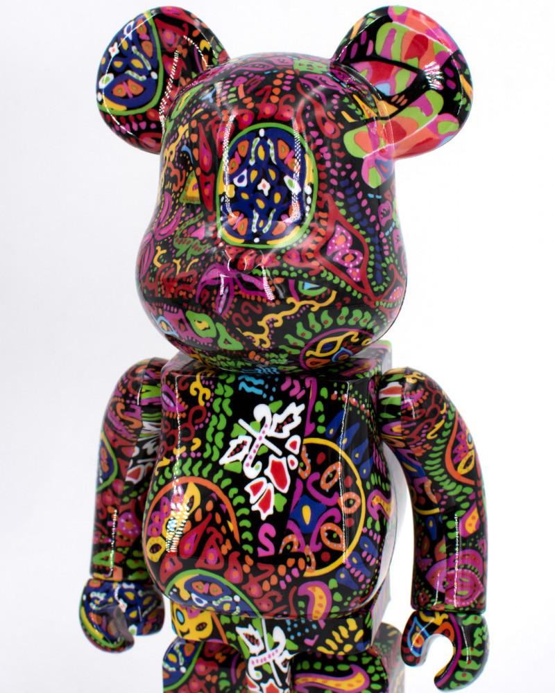 Be@rbrick Psychedelic Paisley 1000% For Sale at 1stDibs