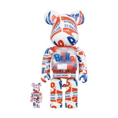 Be@rbrick SET - Andy Warhol "Brillo" 2022 100% and 400%