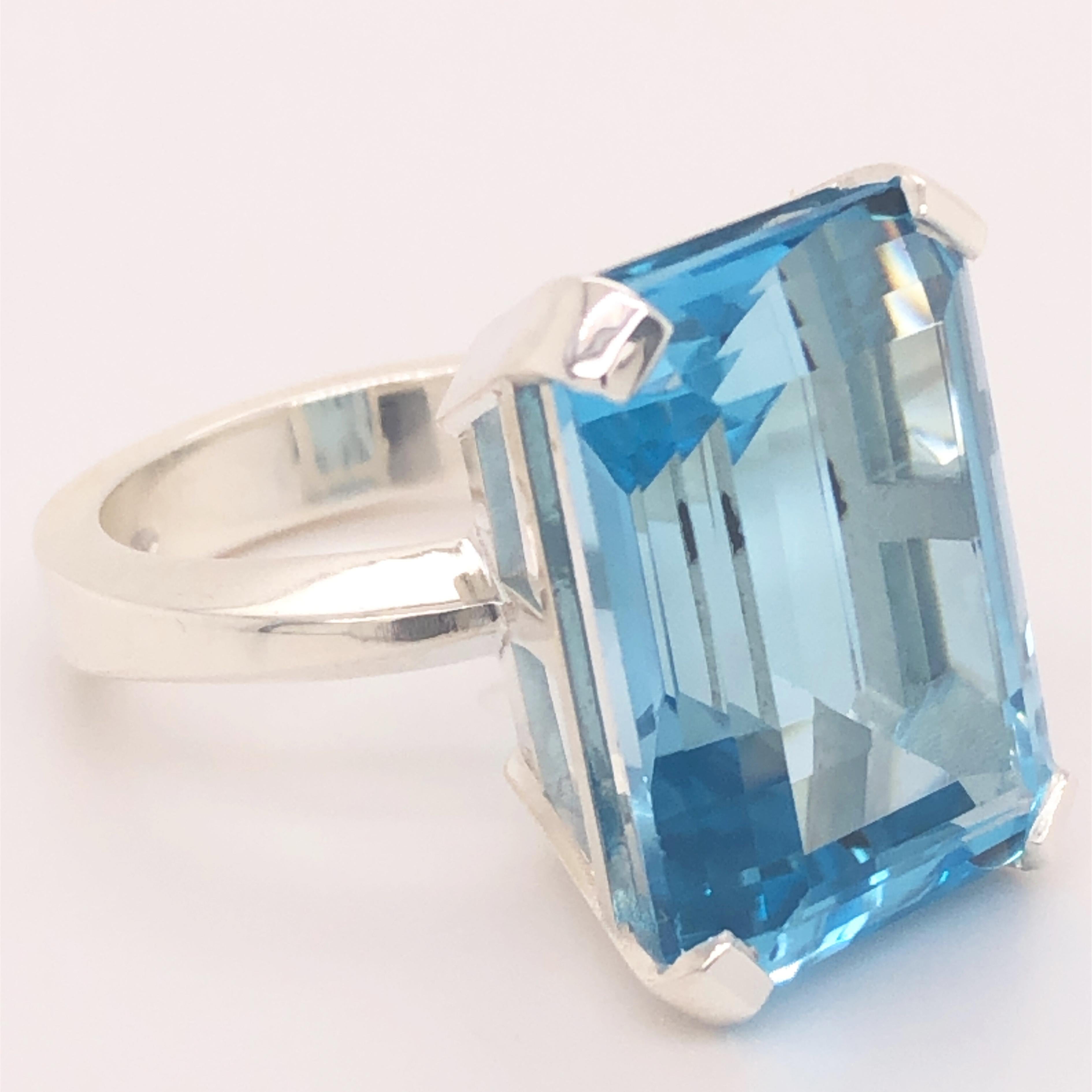 light blue topaz ring