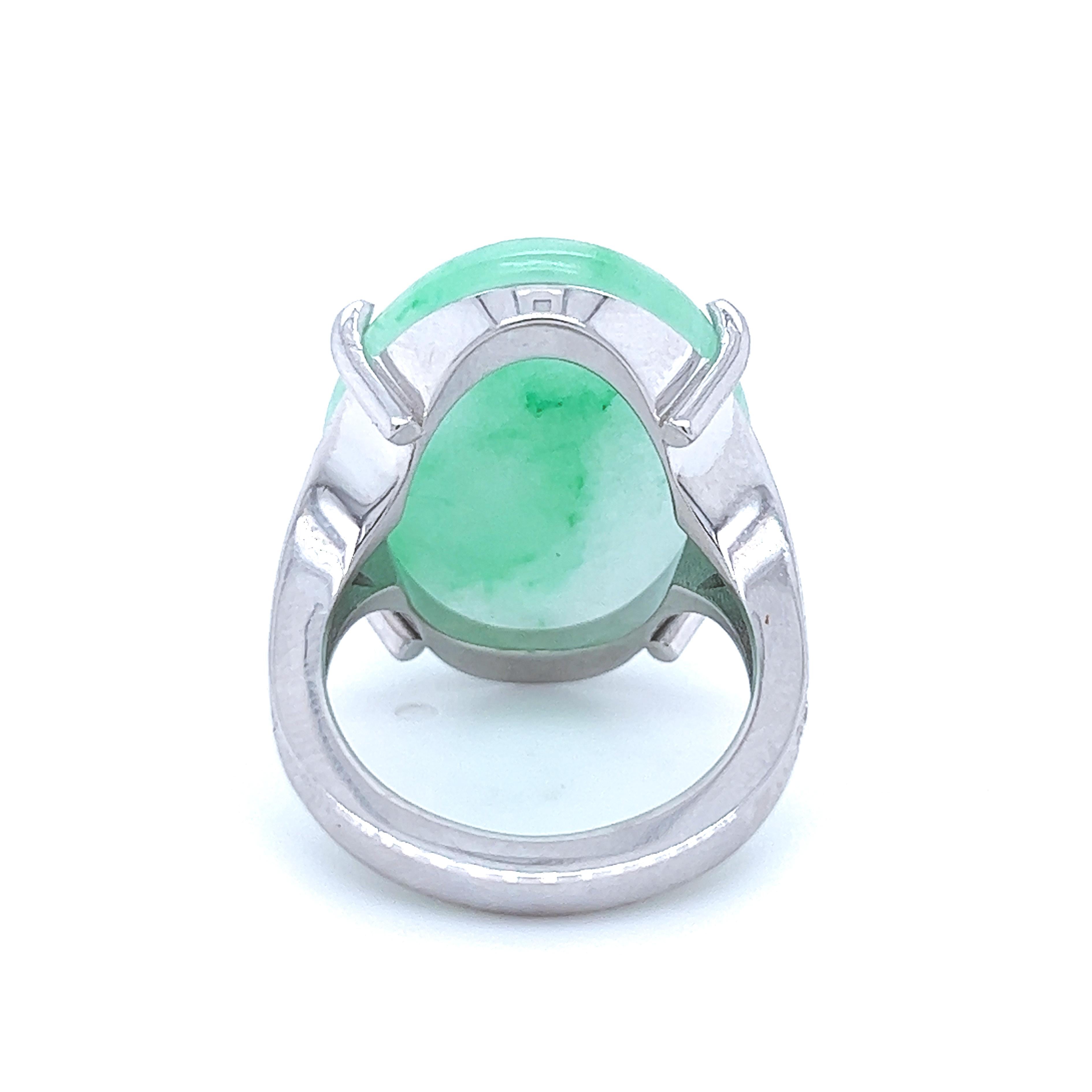 green and white jade stone