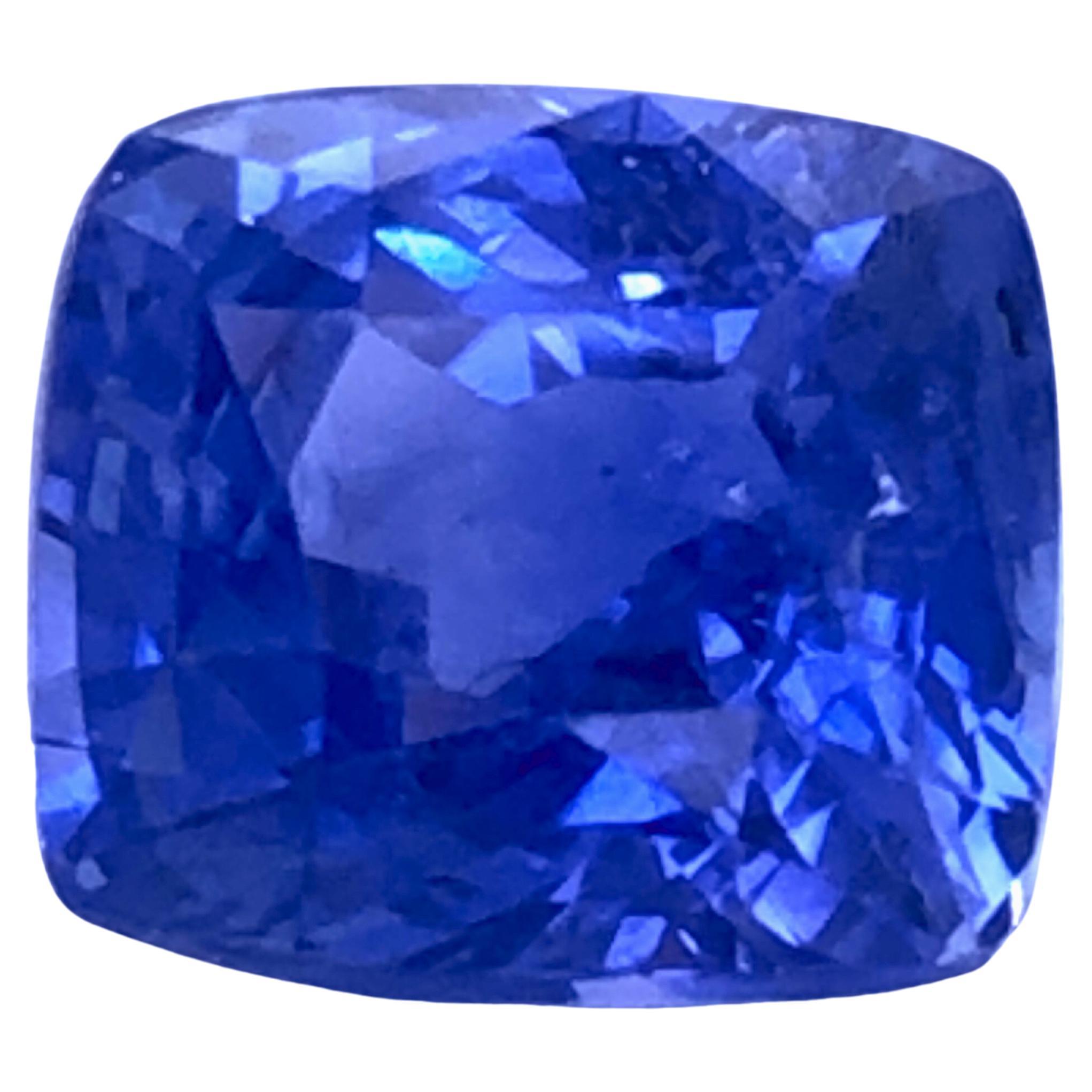 Berca 3.84Kt GIA Certified No Heat Blue Changing to Violet Sapphire Diamond Ring In New Condition For Sale In Valenza, IT