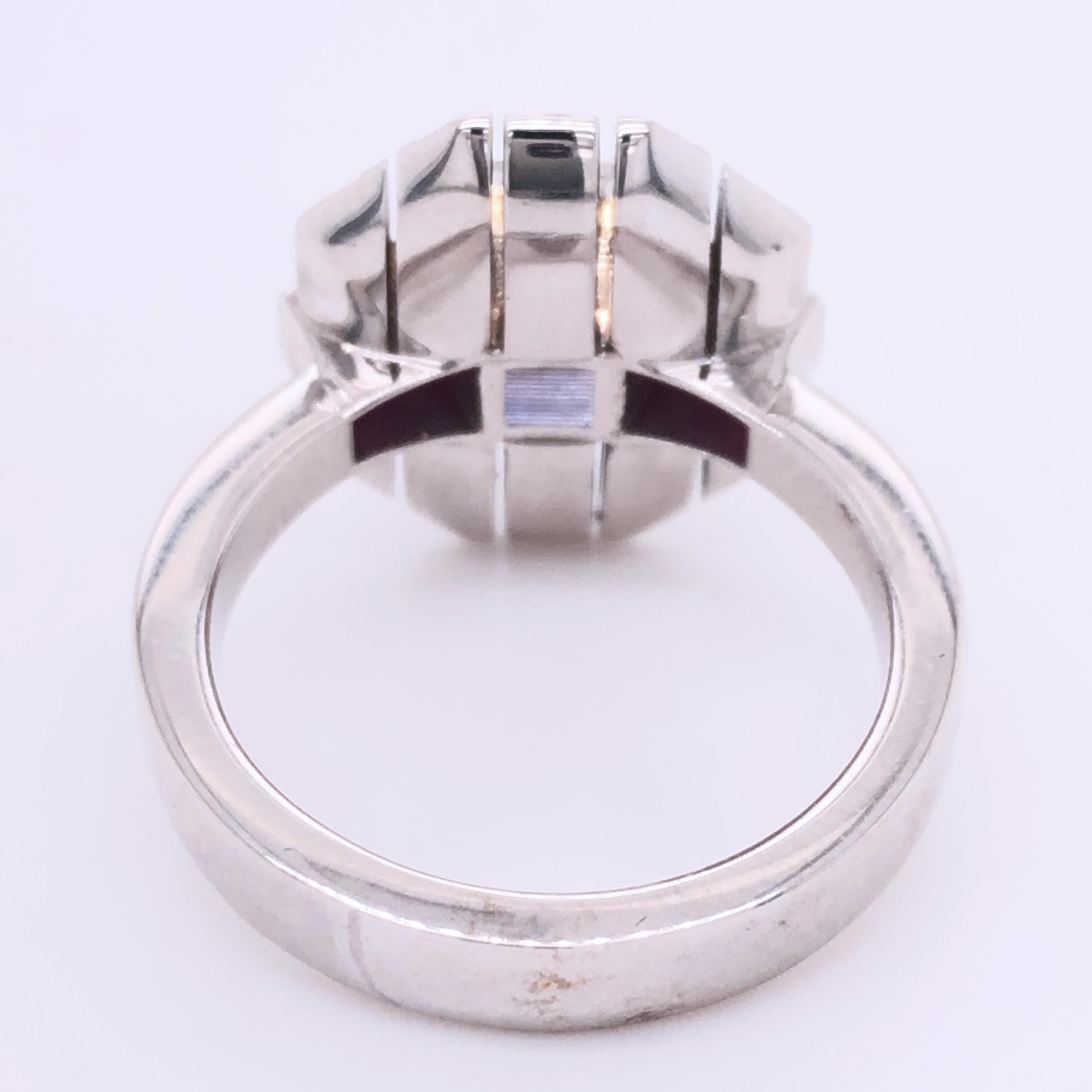 Women's Berca GIA Certified 1.68 Carat Square Cut No Heat Sapphire Ruby Diamond Ring For Sale