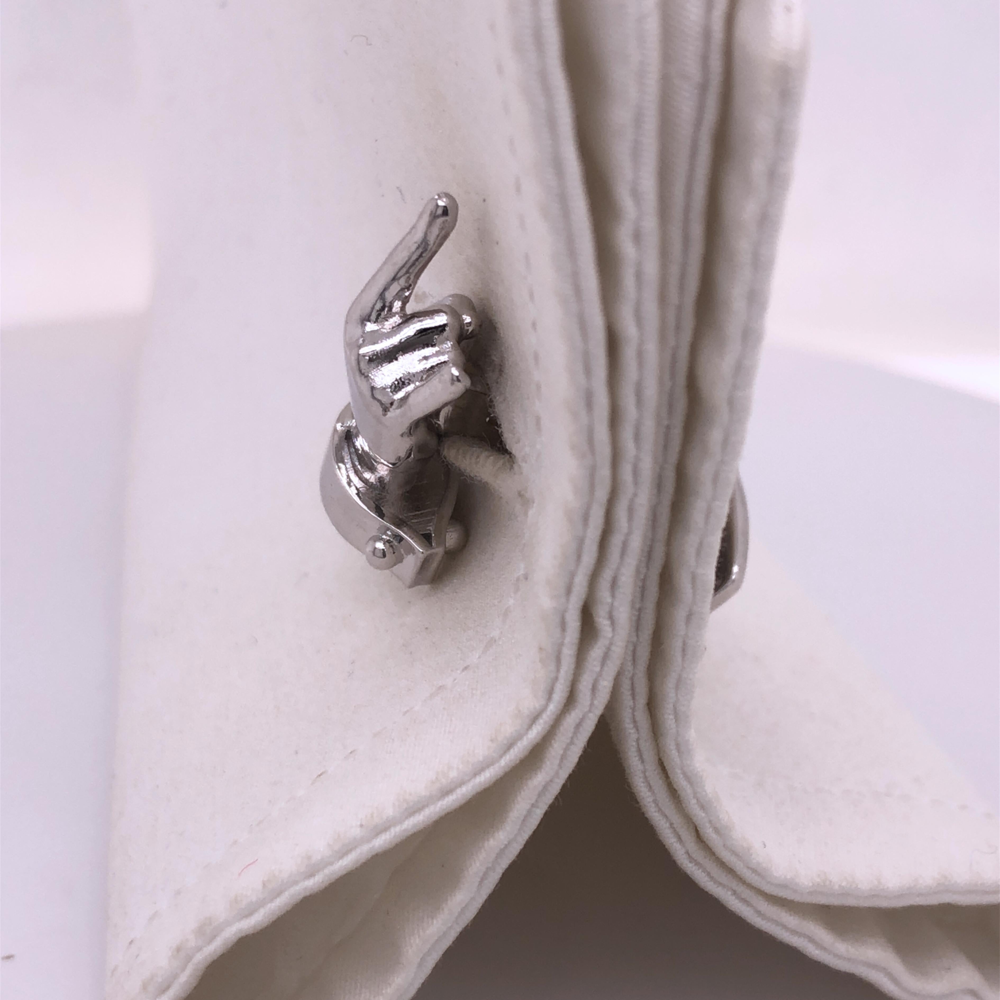 Gemelli in argento massiccio Berca 