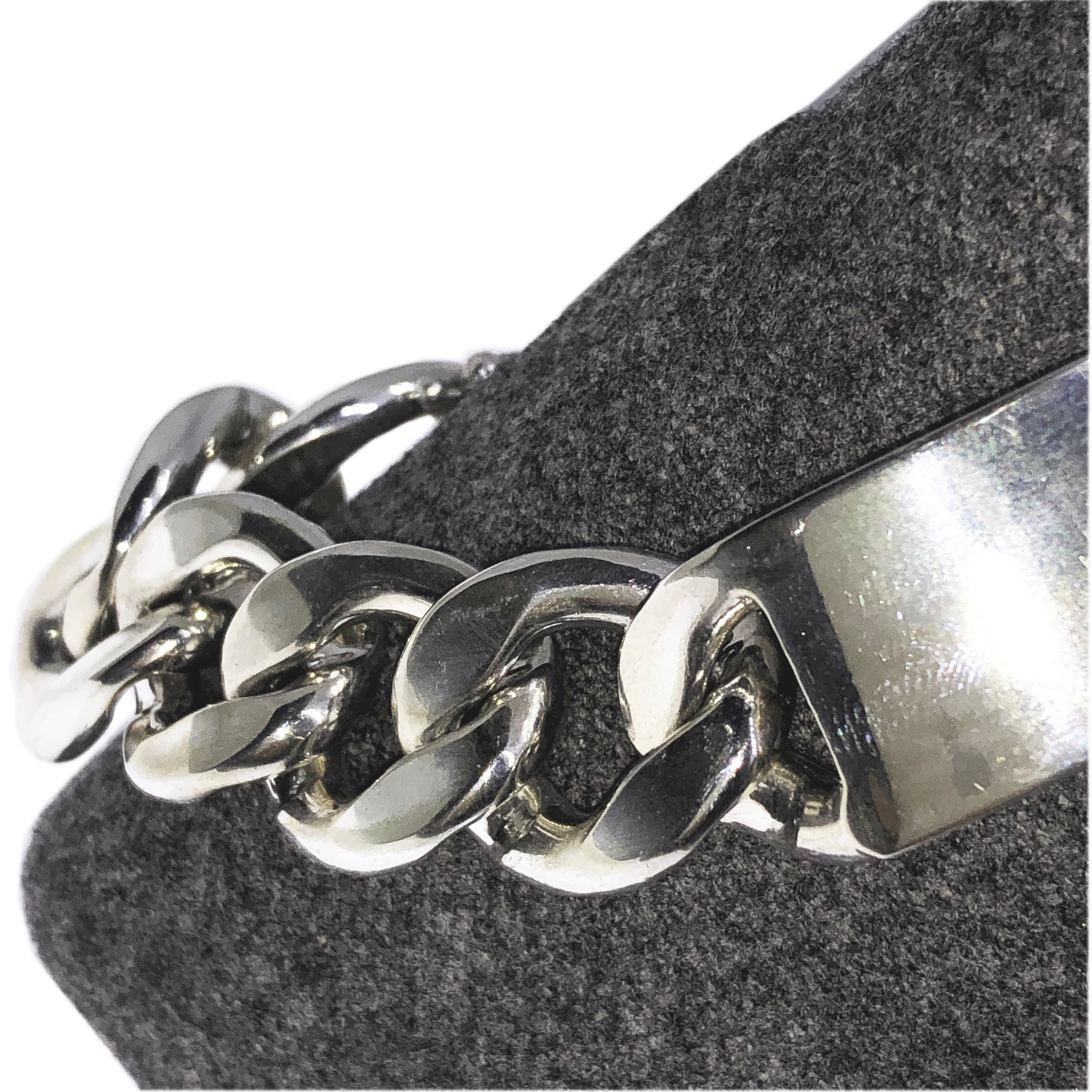 Berca Original 1970 Brazalete unisex de plata maciza hecho a mano en venta 1