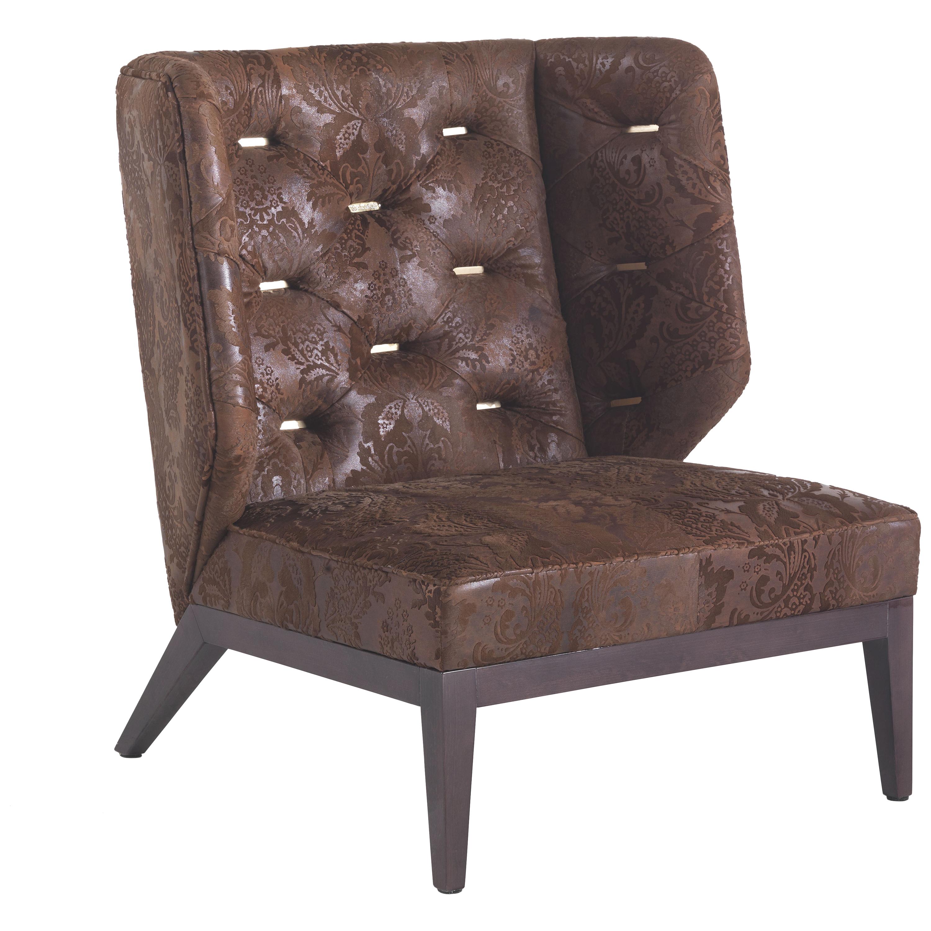 21st Century Berchet Armchair in Leather by Roberto Cavalli Home Interiors For Sale