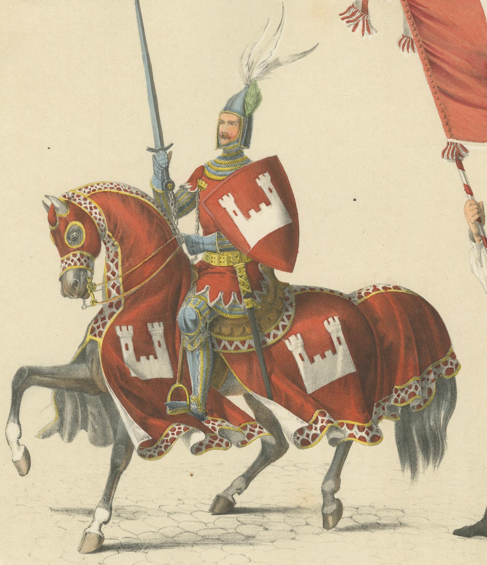 Berchtold von Wyzzenburg und seine Bannerbären in der Berner Prozession, 1855 im Angebot 3