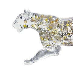 Sculpture en lucite « Jaguar » en édition limitée de Berd Vay'e