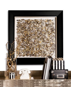 Berd Vay'e Limited Edition "Time Framed" Lucite Sculpture "Black" 'Small'