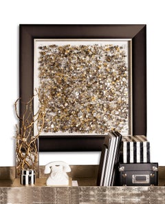 Berd Vay'e Limited Edition "Time Framed" Lucite Sculpture "Espresso" 'Small'