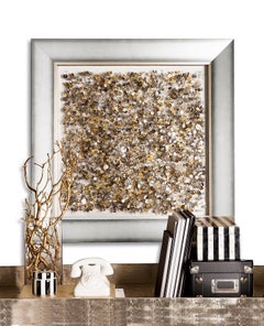 Berd Vay'e Limited Edition "Time Framed" Lucite Sculpture "Silver" 'Small'