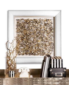 Berd Vay'e Limited Edition "Time Framed" Lucite Sculpture "White" 'Small'