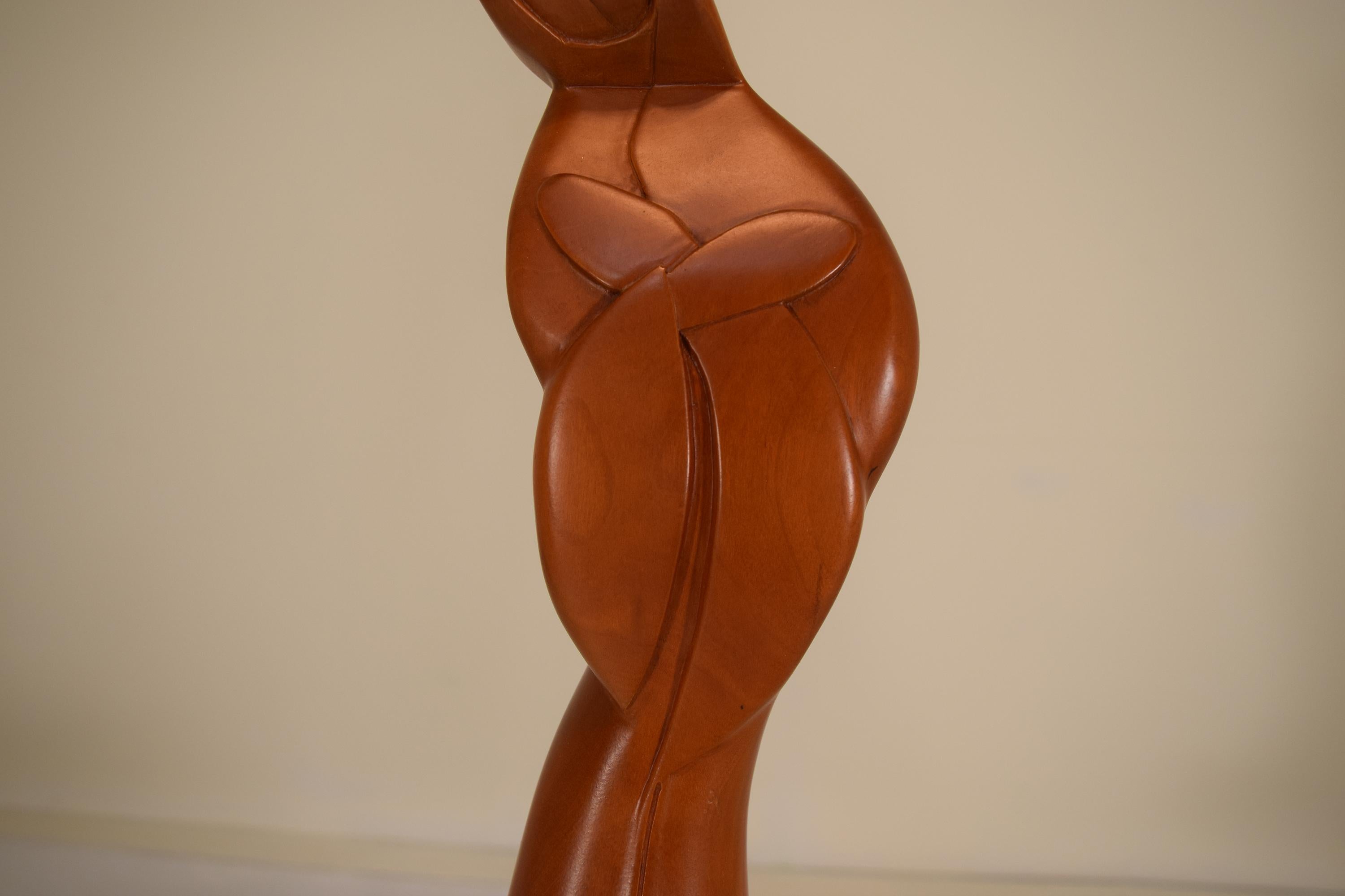 A remarkable piece from the Woodcraft Student Craft Industries of Berea College, 1984. 25.5