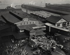 Vintage Hoboken Ferry Terminal, Lackawanna Railroad, Barclay Street, New York