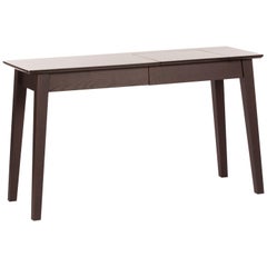 'BERENICE' Italian solid wood dressing table with integrated resealable mirror