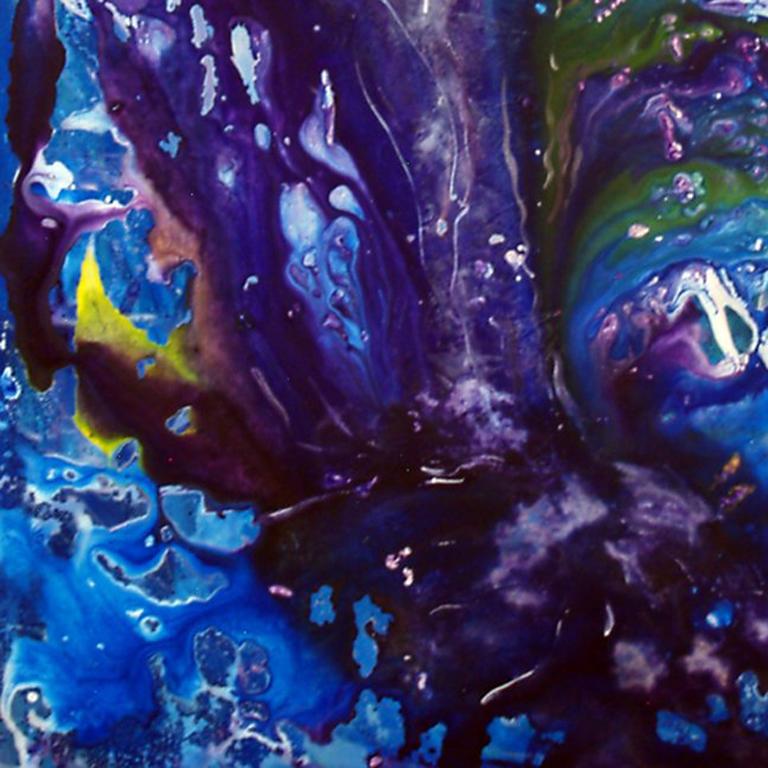 Blowing Watery Layers - Painting by Bereniche Aguiar 