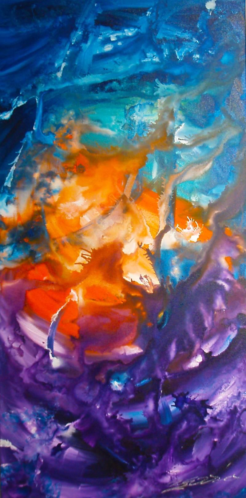 Bereniche Aguiar  Abstract Painting - Light Within My Heart