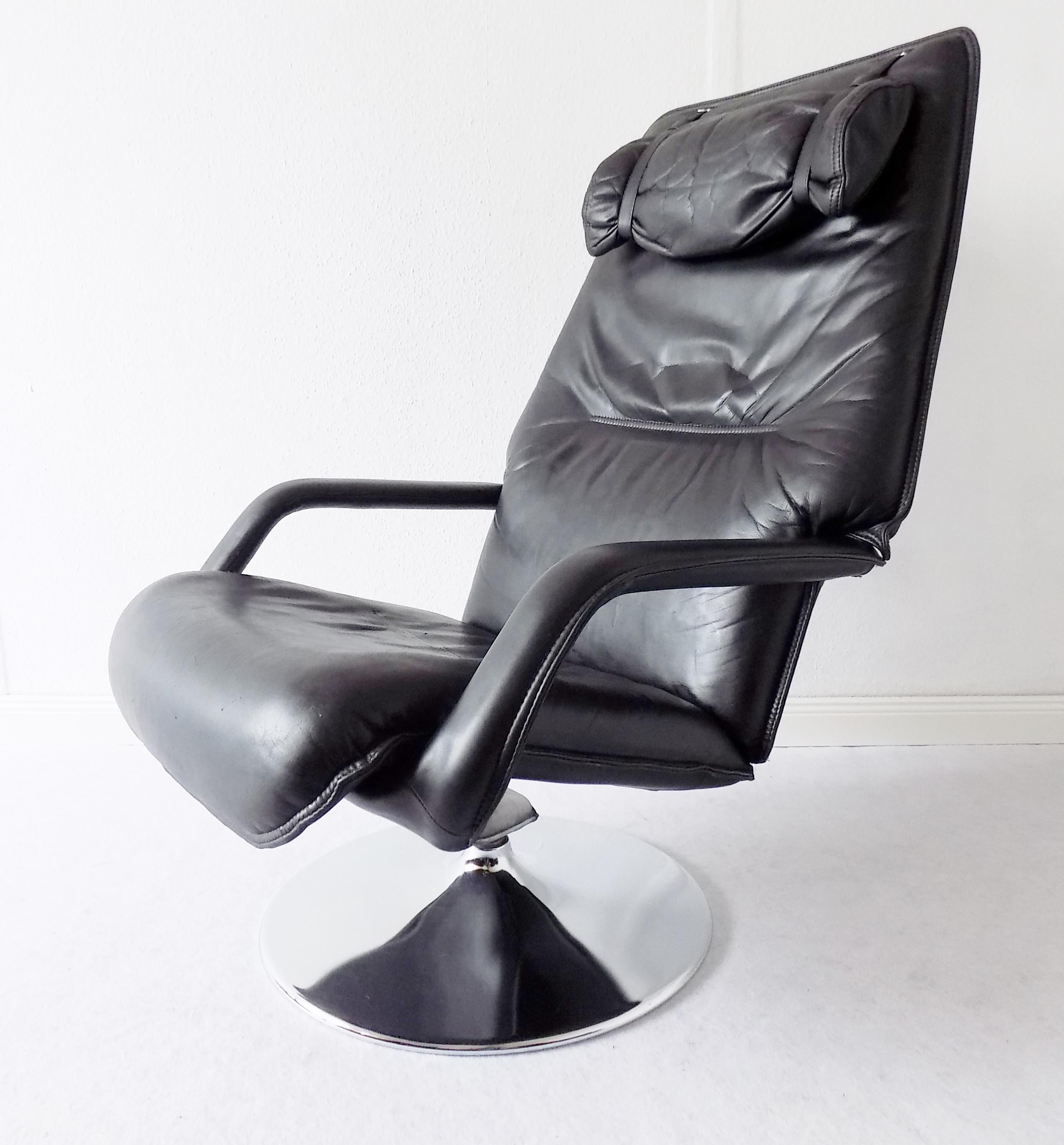 Scandinavian Modern Berg Furnitures Danish Lounge Chair