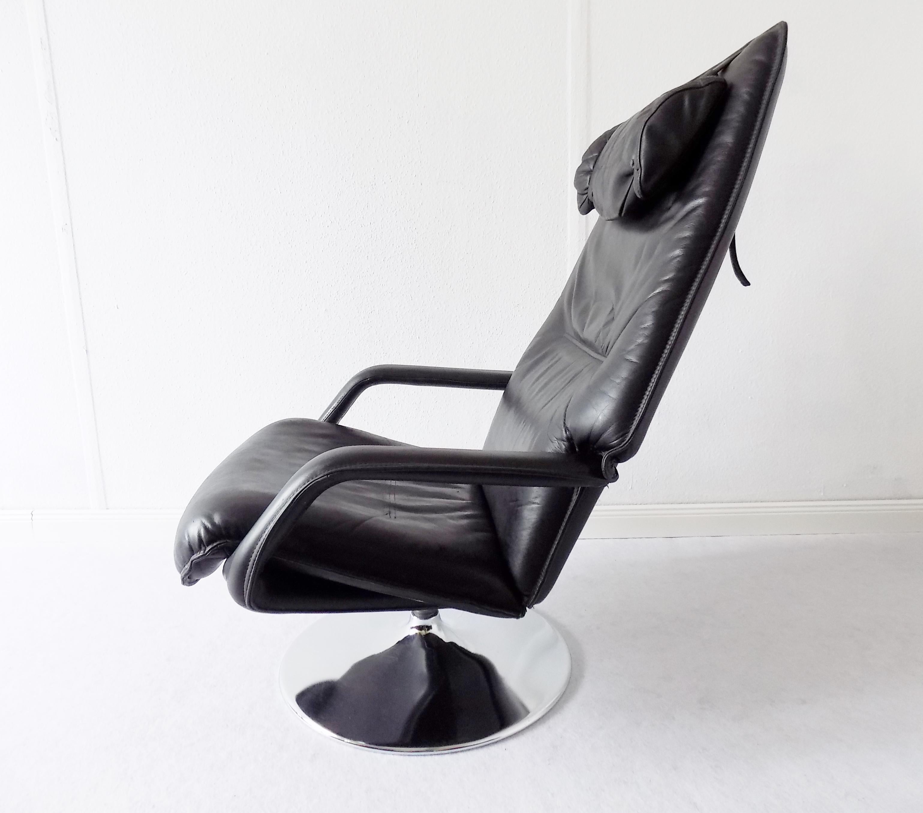 Berg Furnitures Danish Lounge Chair In Good Condition In Ludwigslust, Mecklenburg-Vorpommern
