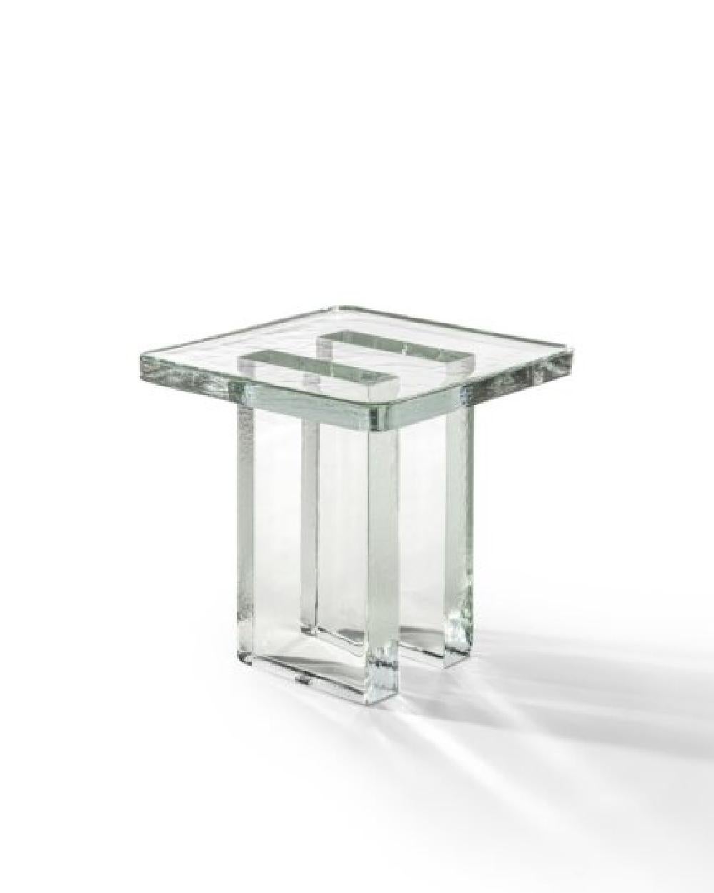 BERG Side Table by John Pawson for Wonderglass In New Condition For Sale In Brooklyn, NY