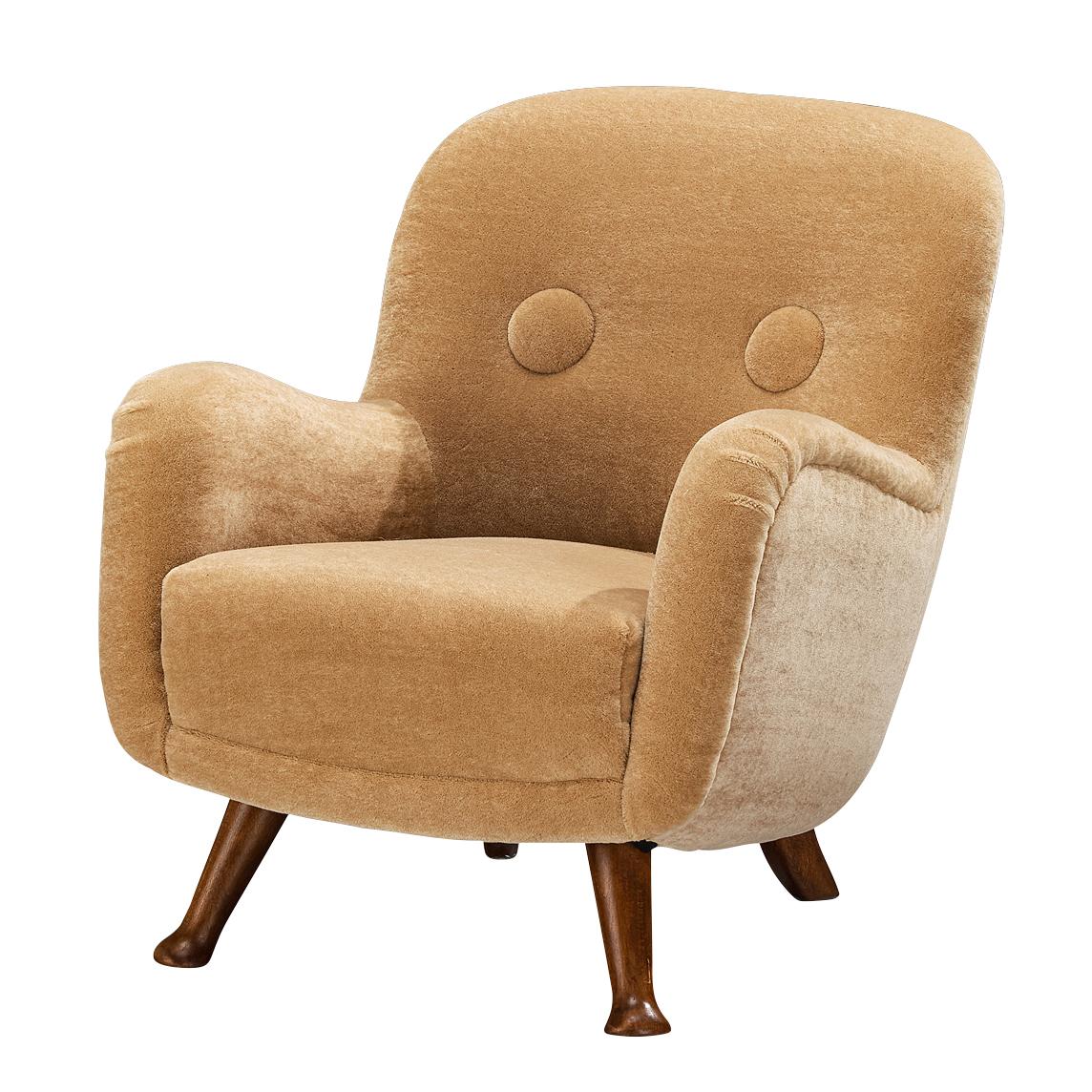 Sedia da salotto Berga Mobler in Teddy Beige di Pierre Frey in vendita