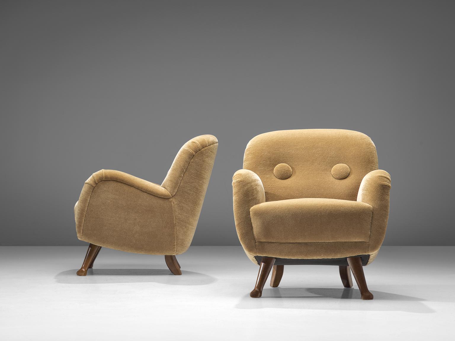 beige teddy chair