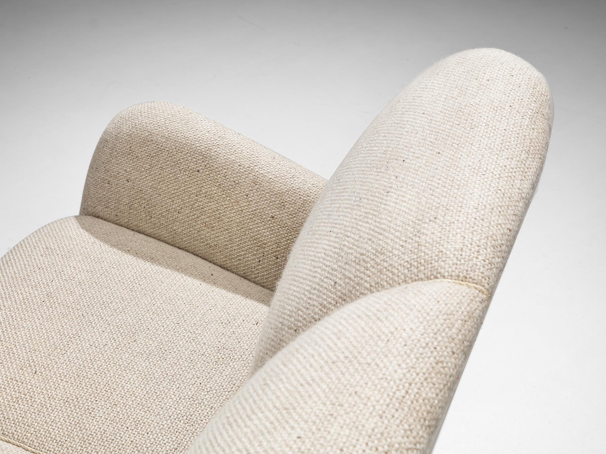 Berga Mobler Sofa in Beige Wool Upholstery  2