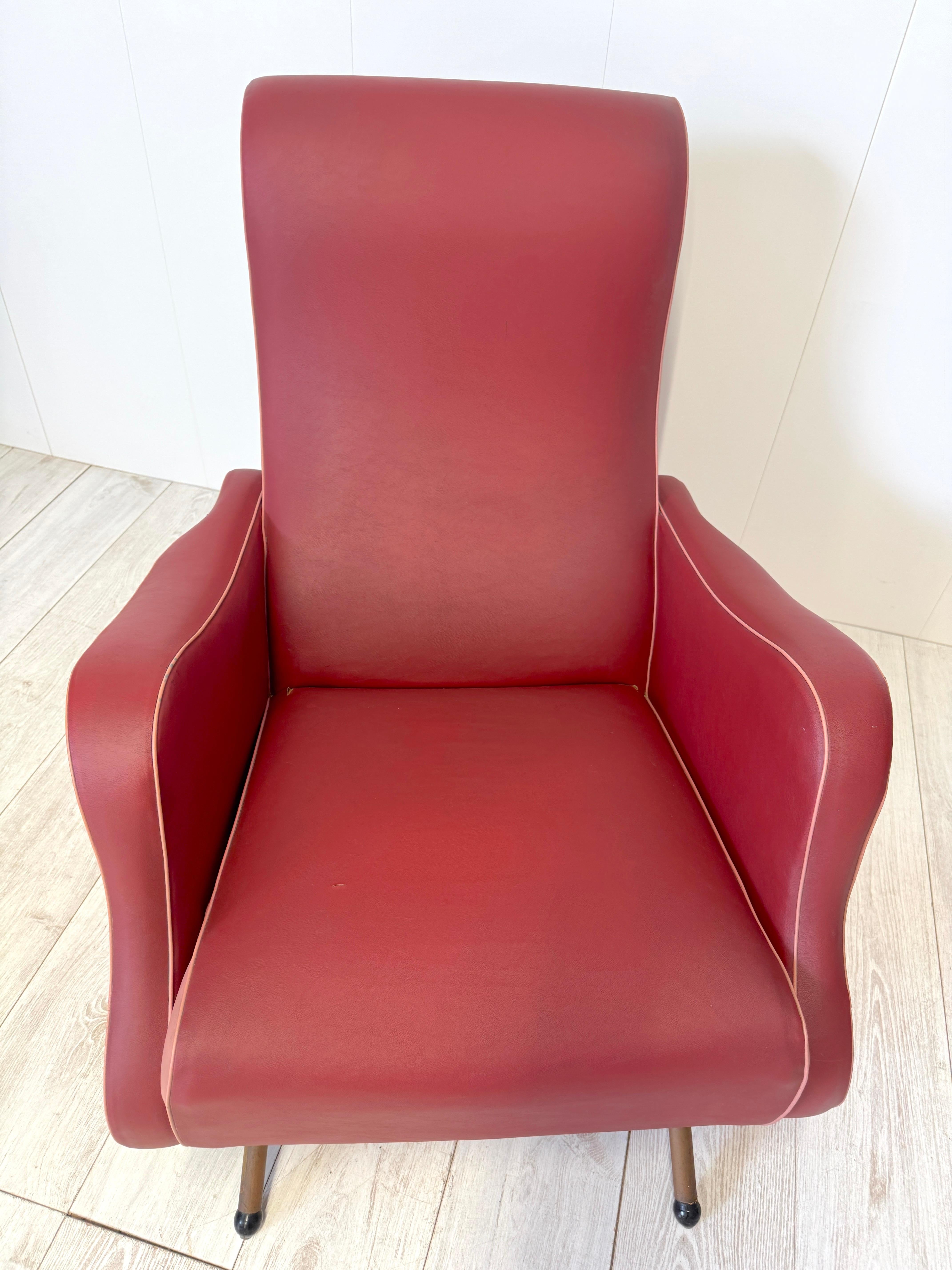 Bergallo, Pareja de sillones, Prod. Hermanos Bergallo, Turín, años 50 en venta 6