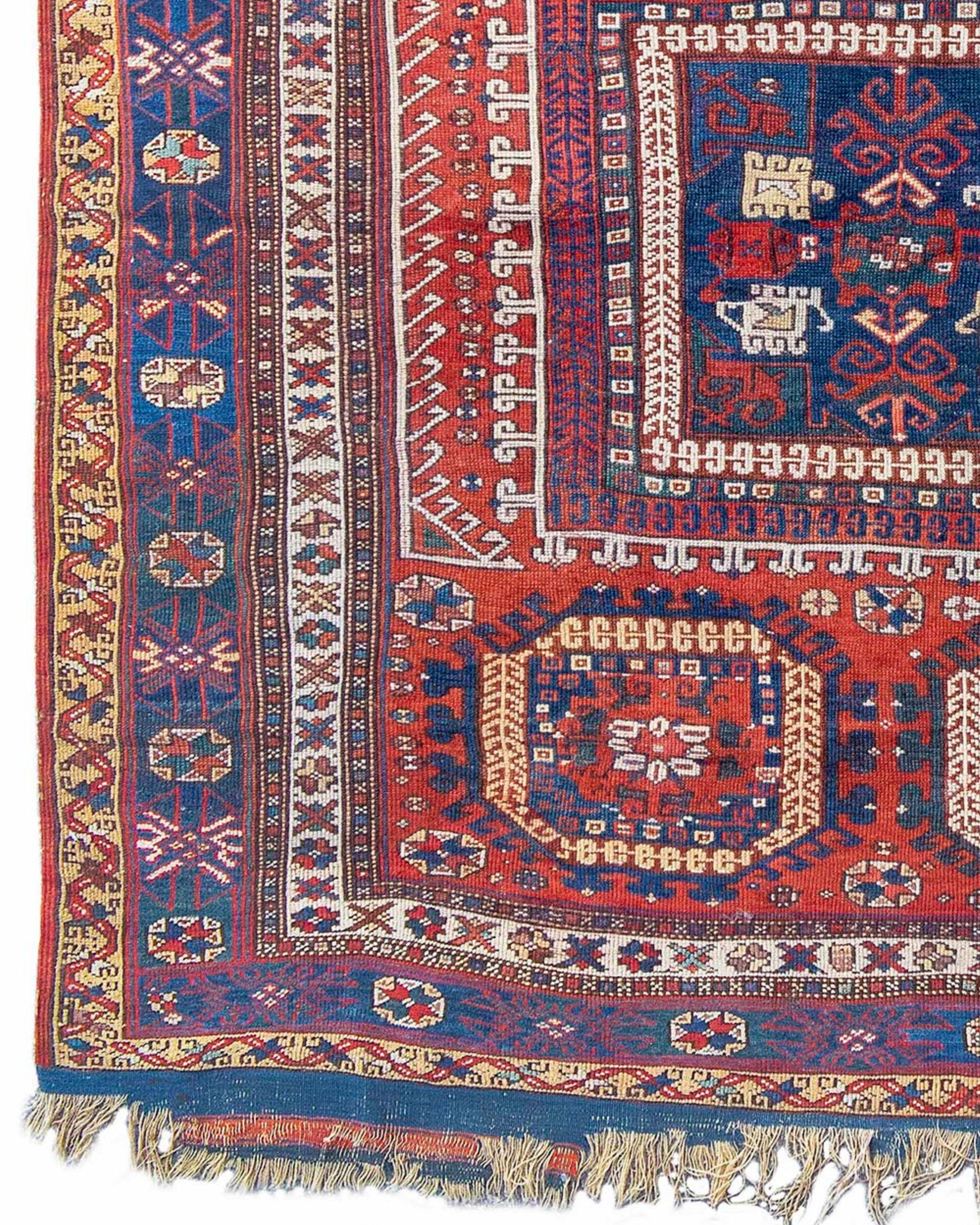 Antique Turkish Bergama Rug, 19th Century In Excellent Condition For Sale In San Francisco, CA