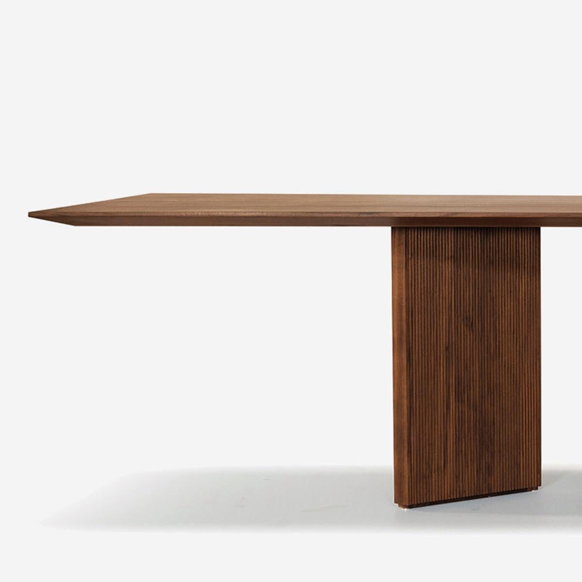 Italian Bergame Lines Dining Table For Sale