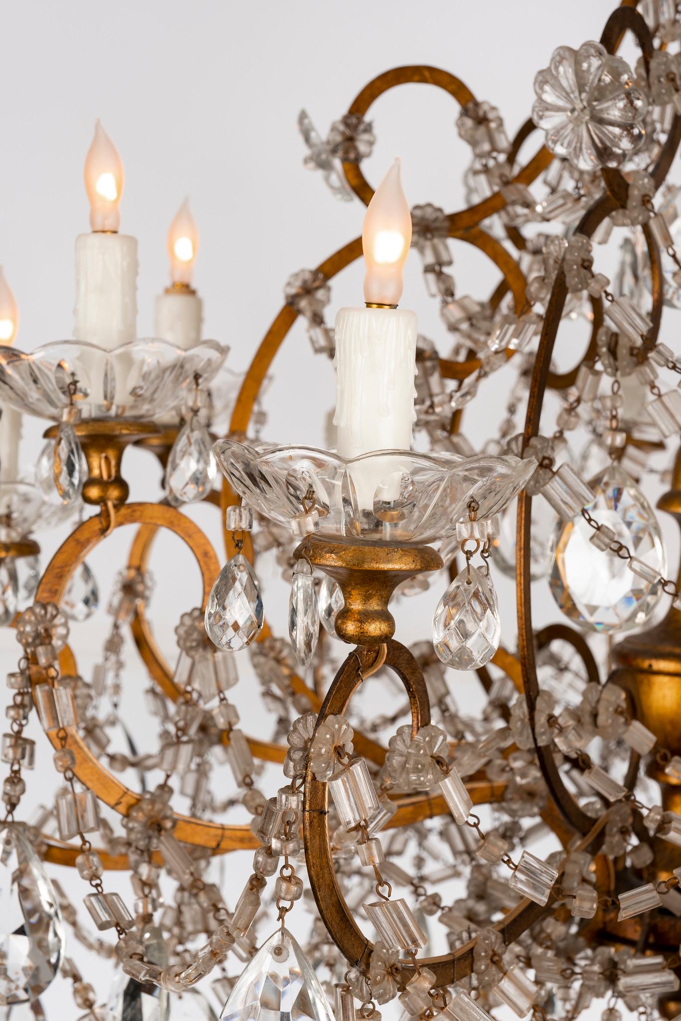 Bergamo Crystal Chandelier For Sale 6