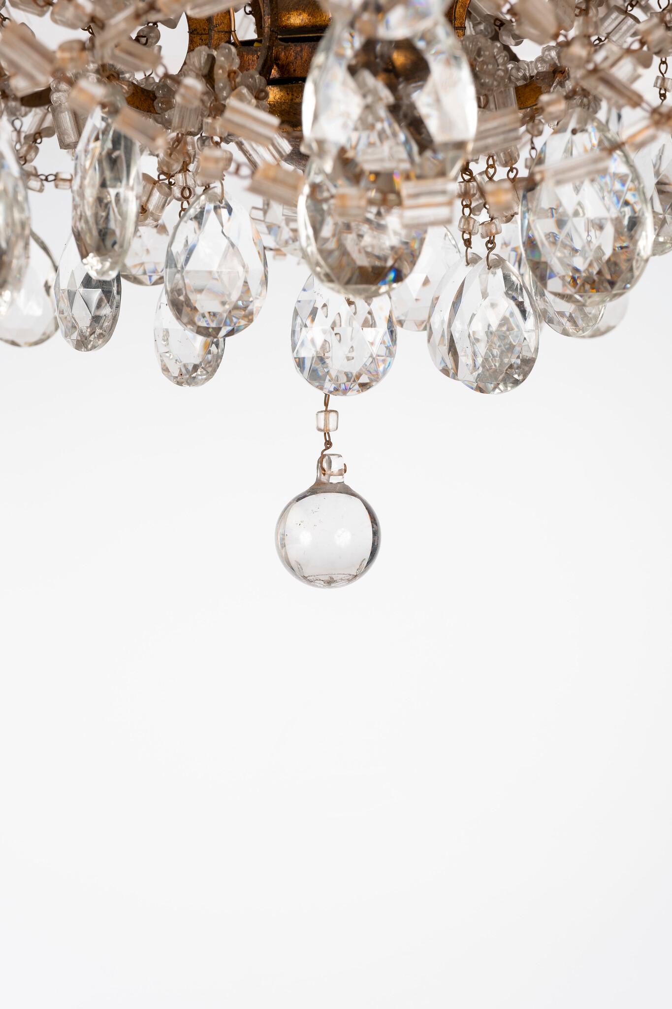 Bergamo Crystal Chandelier For Sale 1