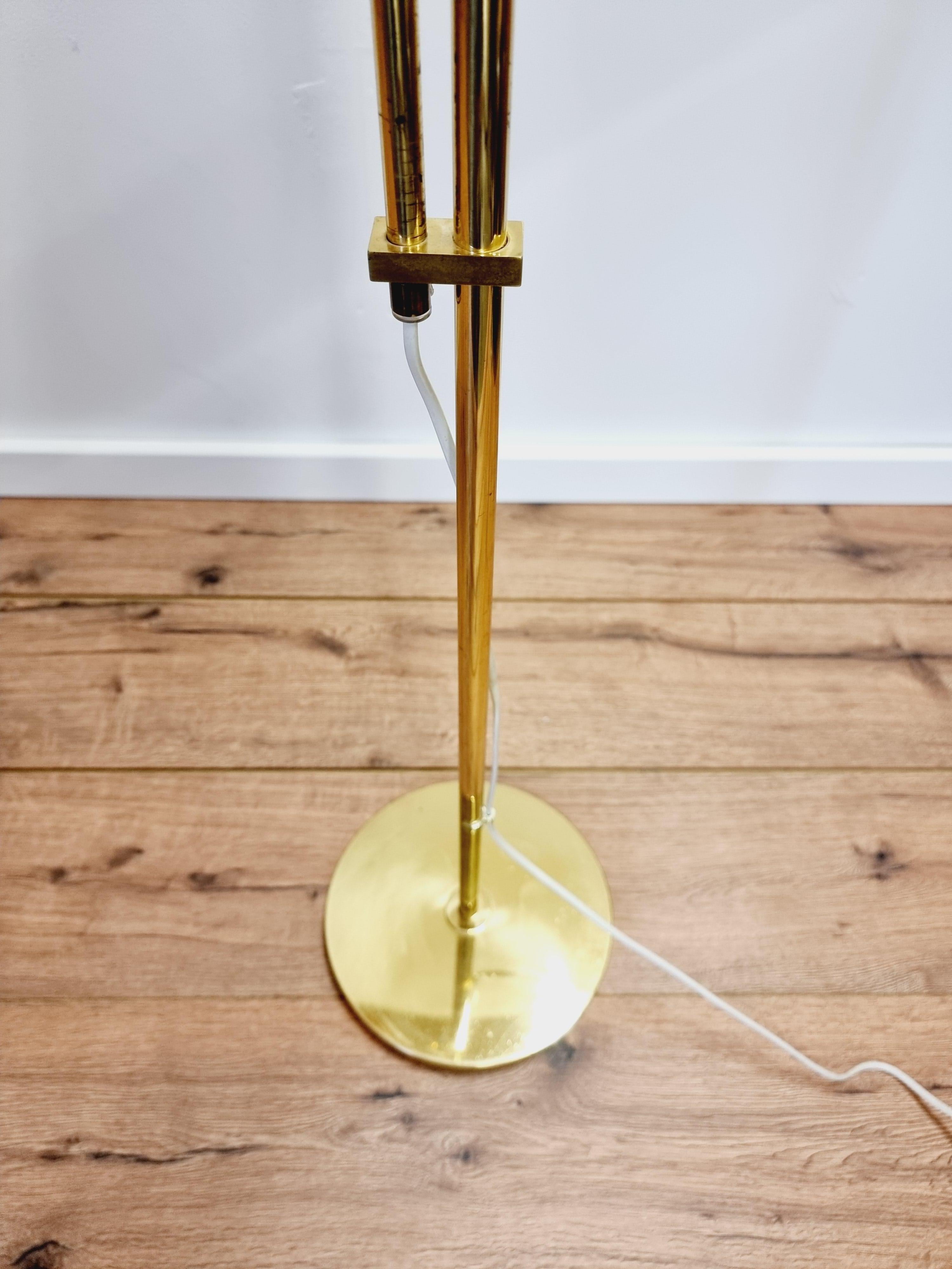 Bergboms, Adjustable Floor Lamp G-132 in brass, Scandinavian / Midcentury Modern For Sale 6
