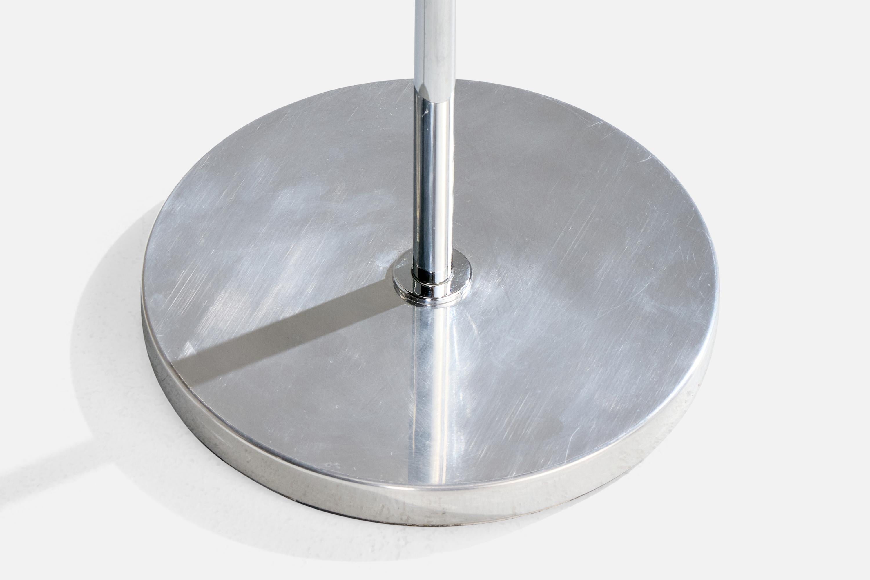 Fin du 20e siècle Bergboms, lampadaire, chrome, tissu, Suède, 1970 en vente