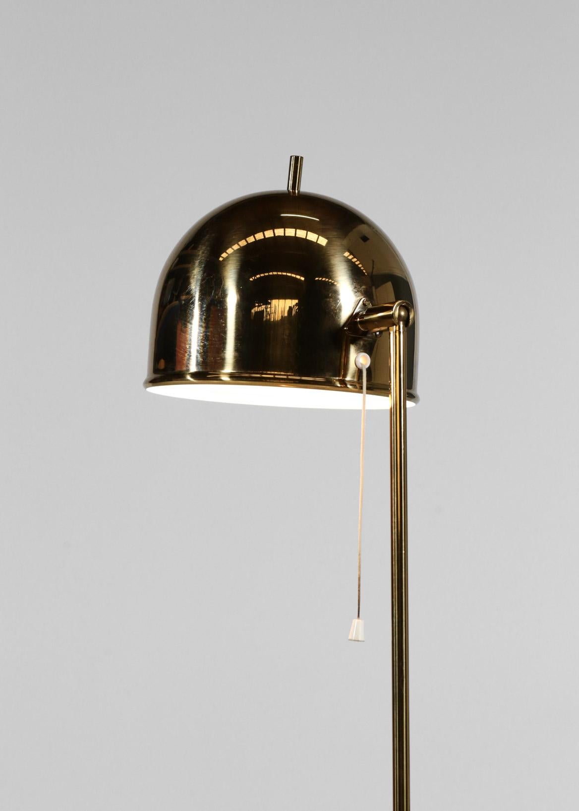 Swedish Bergboms Floor Lamp G-075, Sweden 1960s Scandinavian Design Paavo Tynell Style For Sale