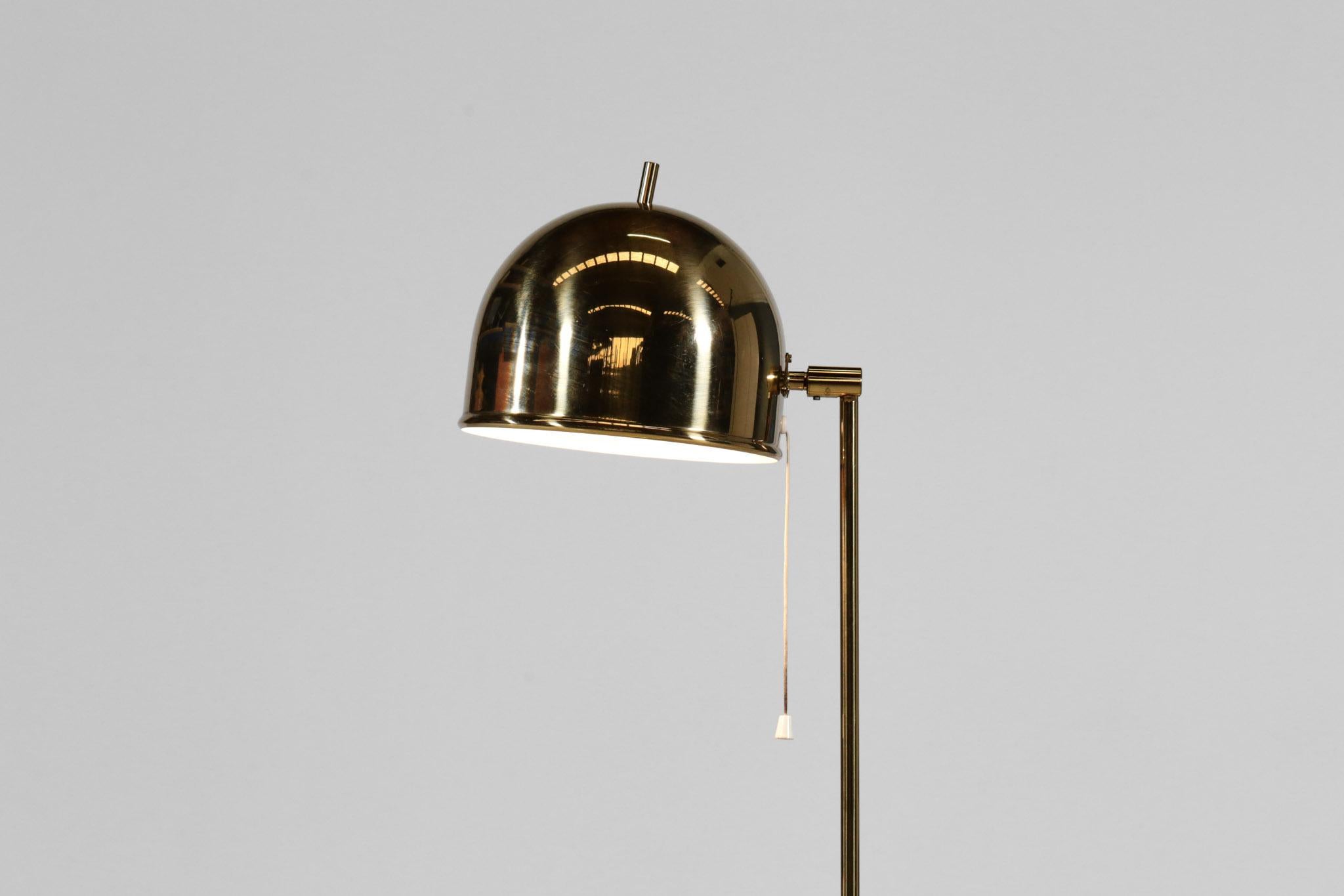 Bergboms Stehleuchte G-075:: Schweden 1960er Jahre Skandinavisches Design Paavo Tynell Stil im Zustand „Gut“ im Angebot in Ternay, Auvergne-Rhône-Alpes