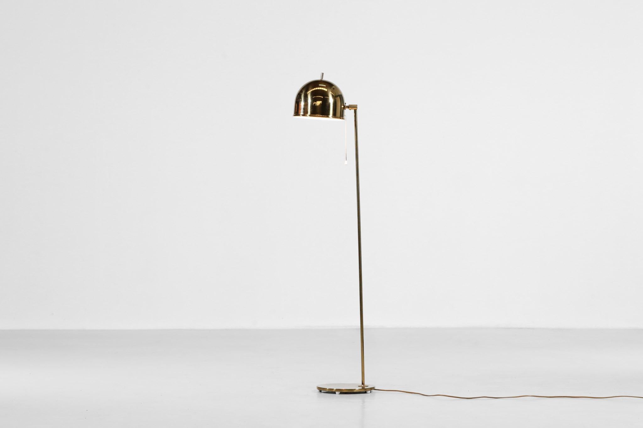 Mid-20th Century Bergboms Floor Lamp G-075, Sweden 1960s Scandinavian Design Paavo Tynell Style For Sale