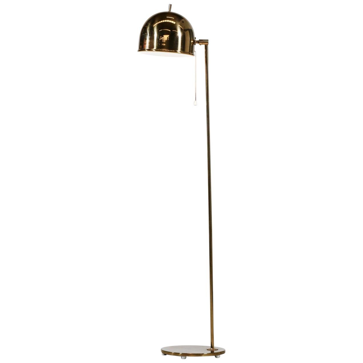 Bergboms Floor Lamp G-075, Sweden 1960s Scandinavian Design Paavo Tynell Style For Sale