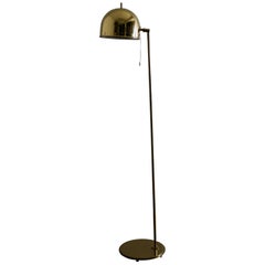 Bergboms "G-075" Floor Lamp in Brass Produced in Sweden, 1960s