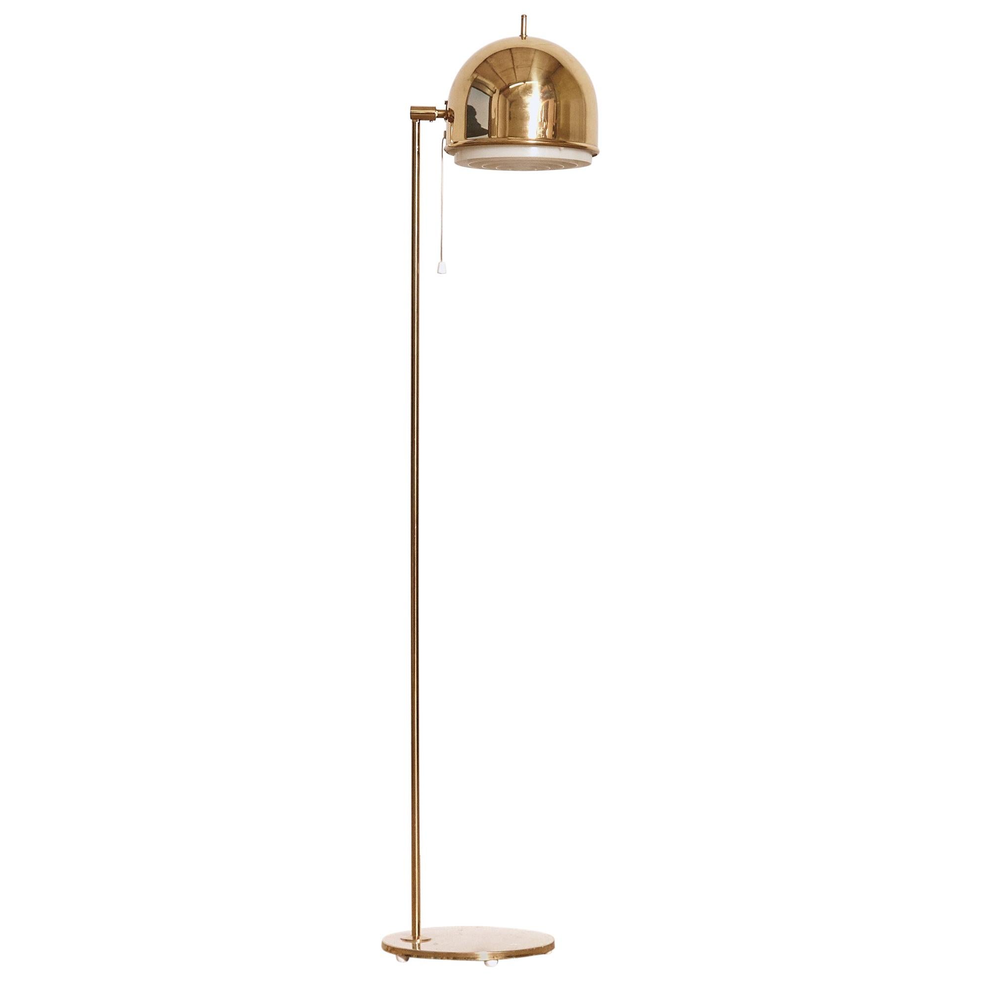 Bergboms Model G-075 Brass Floor Lamp, Sweden, 1960s