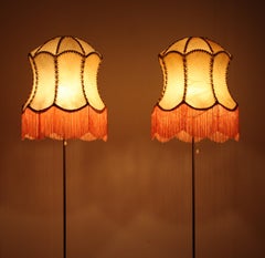 Bergboms, Pair of Floor Lamps, G-024, Brass, Scandinavian Modern / Midcentury
