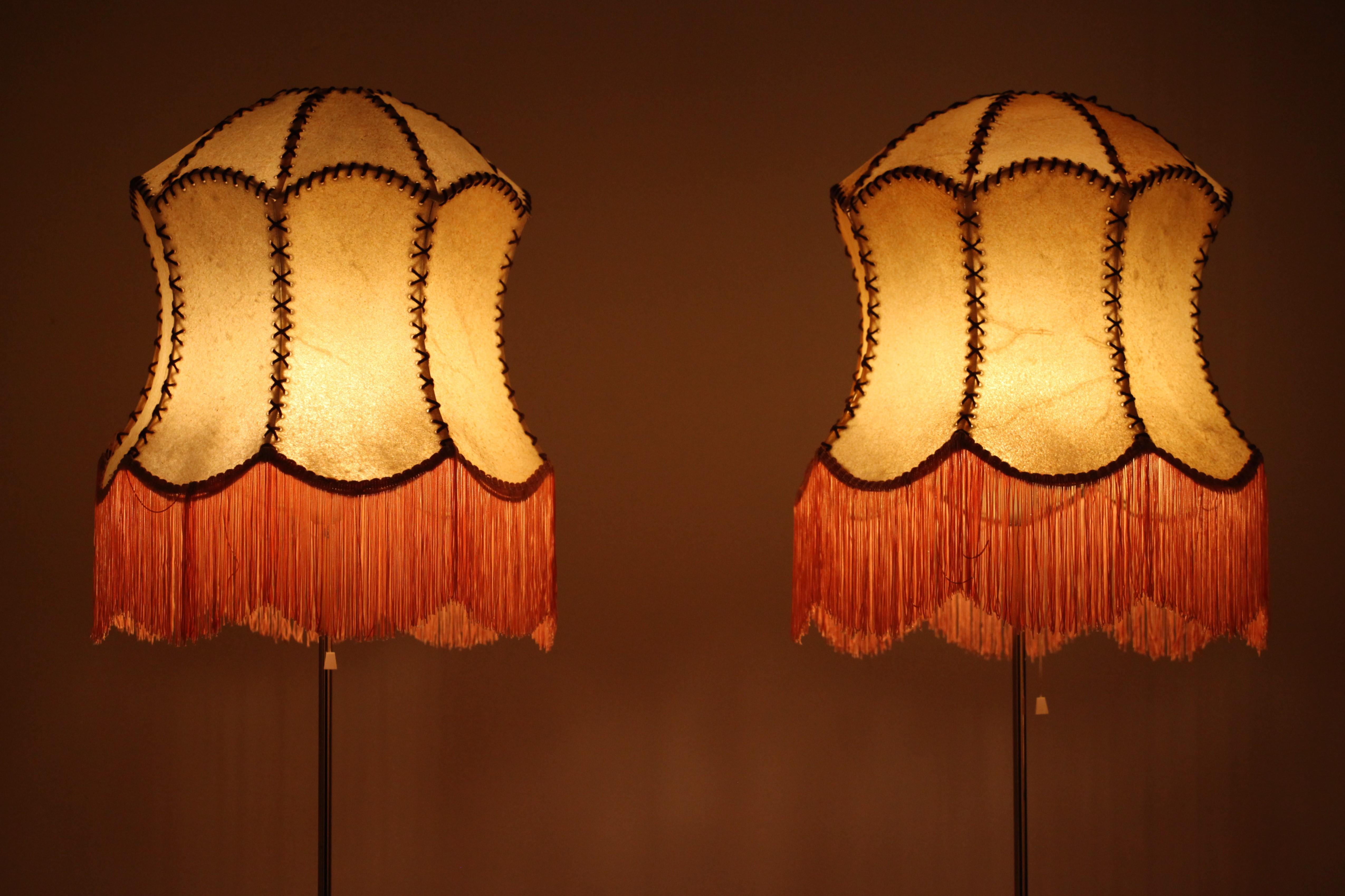 Bergboms, Pair of Floor Lamps, G-024, Brass, Scandinavian Modern / Midcentury For Sale 2