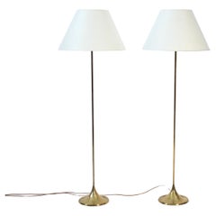 Vintage Bergboms, pair of G-025 floor lamps, 1960s