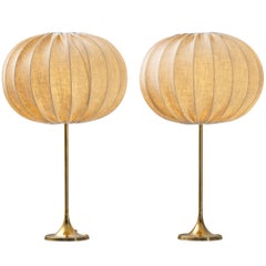 Bergboms Pair of Large 'B-017' Table Lamps in Brass