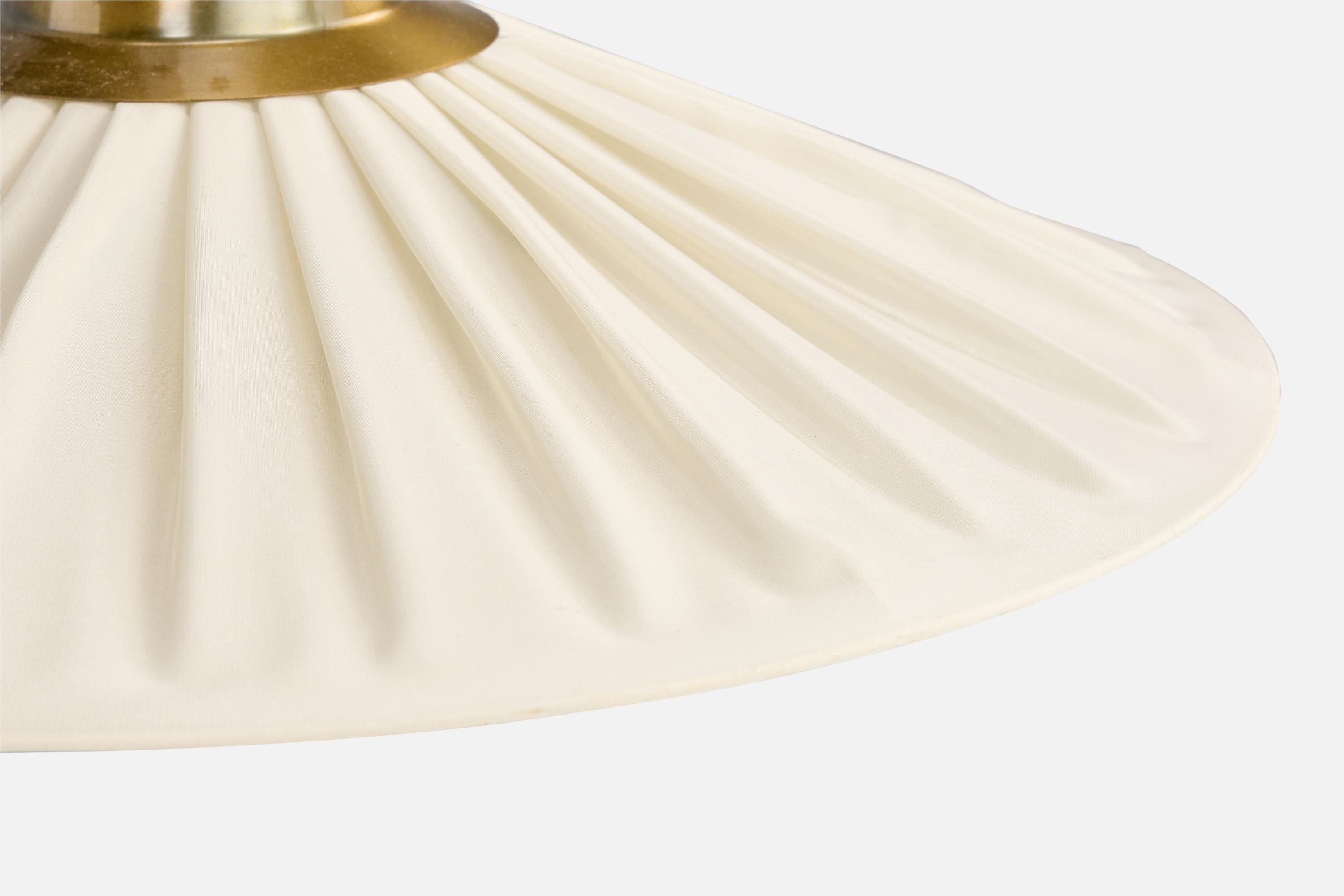 Bergboms, lampe à suspension, laiton, Fabrice, Wood, Suède, années 1950 en vente 3